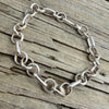 Native Handmade Chain, Sterling Silver Bracelet or Anklet-adj. to 8.5”- Sally Shurley