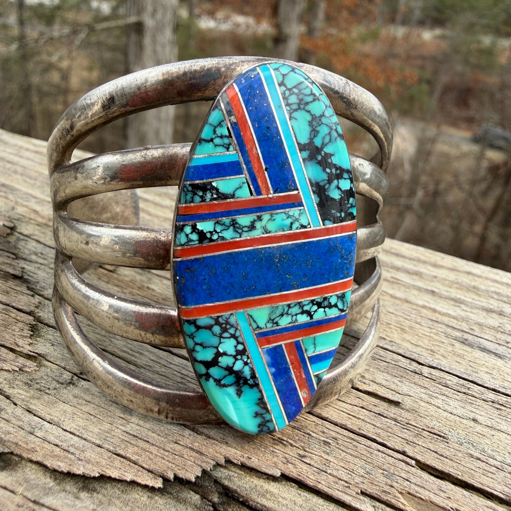 Inlay Cuff-Vintage- Francis Begay