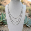 Staple Sterling Silver Paperclip Chain Necklace – High Shine