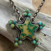 Emerald Valley & Kingman Turquoise Star Necklace- P. Williams