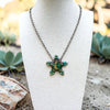 Emerald Valley & Kingman Turquoise Star Necklace- P. Williams