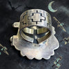 Statement Triangle Black Onyx Ring-5.5