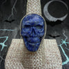 Lapis Skull Ring-Flora & Faluna- 7.25