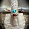 Kathryn Qualo Turtle Set – Cowrie Shell, Turquoise & Jet