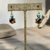 Kathryn Qualo Turtle Set – Cowrie Shell, Turquoise & Jet