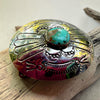 Navajo Handmade Royston Turquoise Buckle – Joan Begay