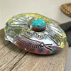 Navajo Handmade Royston Turquoise Buckle – Joan Begay
