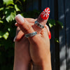 “Best Friend” Sterling Stacker Set