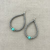 Bloom Kingman Sterling Drop Earrings