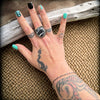 White Buffalo Statement Ring-10