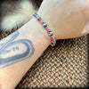 6.5" Bubblegum Opal Bracelet w/ 7mm Pearls & 4mm Corr. Saucers