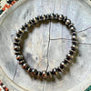 6.25" Sterling Saucer Bracelet w/ 6mm Pearls & Saucers