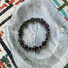 6" Stichite & Chariot Quartz Bracelet w/ 6mm Saucers