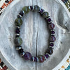 6" Stichite & Chariot Quartz Bracelet w/ 6mm Saucers