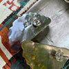 Large Kingman Half Cluster Earrings- Native Made, Lightweight