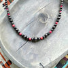 15.5" Bubblegum Opal Necklace w/ 3-8mm Pearls