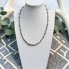 18" Sterling Torpedo Necklace w/ 4-5mm pearls & 4x12 torpedo pearls