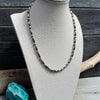 18" Sterling Torpedo Necklace w/ 4-5mm pearls & 4x12 torpedo pearls