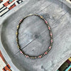 20.5" Stichite & Chariot Quartz Necklace w/ 4-6mm Sterling Pearls