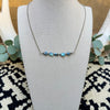 18" Golden Hills Bar Necklace w/ 3mm Pearls