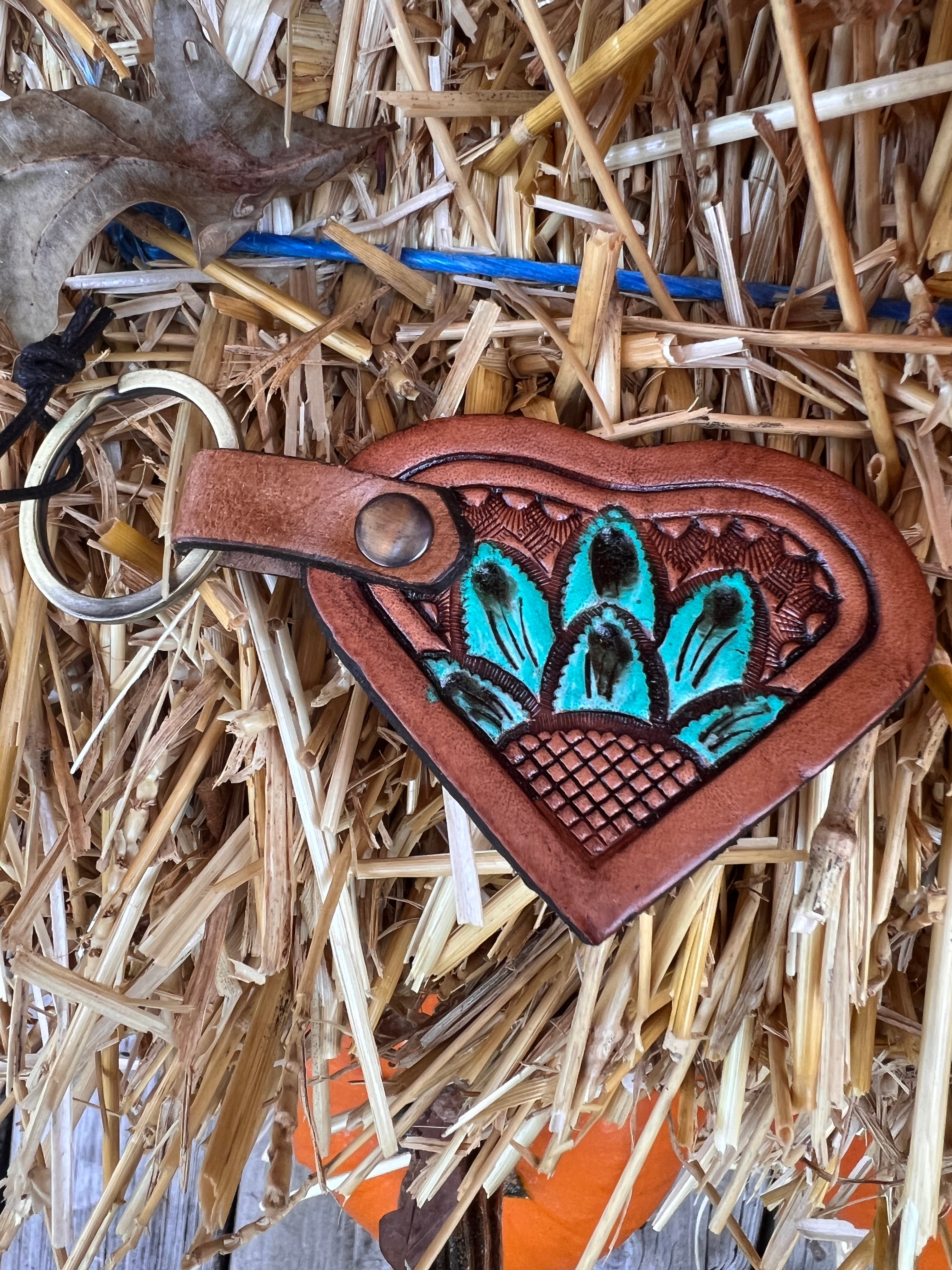 Hand Tooled Leather Key-Chains