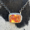 Sunset Spiny Chunk Necklace- A. Martinez (Navajo)