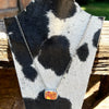 Sunset Spiny Chunk Necklace- A. Martinez (Navajo)