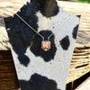 Sunset Spiny Large Bar Necklace- RTP Navajo