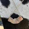 Purple Spiny Oyster 3-Stone Bar Necklace - Reva Goodluck
