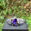 Purple Mohave Thunderbird Statement Bangle