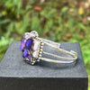 Purple Mohave Thunderbird Statement Bangle