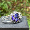 Purple Mohave Thunderbird Statement Bangle