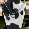 Cotton Candy Cow Pendant