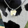 Cotton Candy Cow Pendant