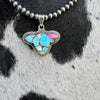 Cotton Candy Big Moo Pendant