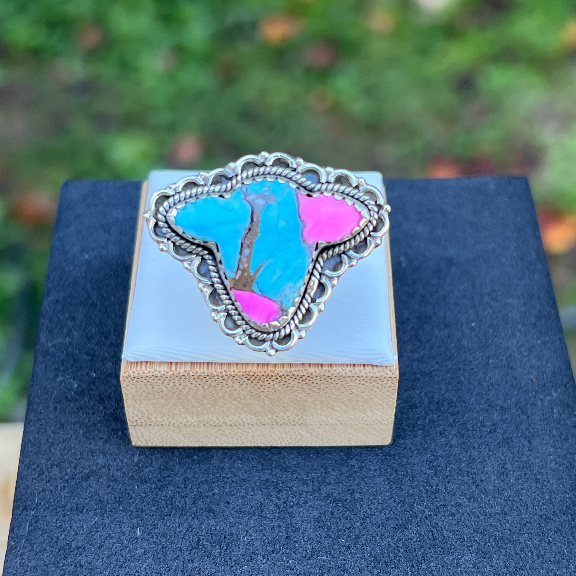 Big Moo Cotton Candy Turquoise Ring