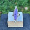 Charoite Statement Ring - 7
