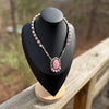 Pink Conch Solid Sterling Choker-Greg Yazzie