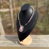 Pink Conch Solid Sterling Choker-Greg Yazzie