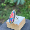 Pink Dahlia Statement Ring - 10