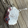 Pink Conch Solid Sterling Choker-Greg Yazzie