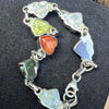 Spiny Oyster Heart Bracelet — Sterling Silver, 8"