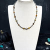 16" Tiger’s Eye & Bumblebee Jasper Necklace