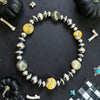 6.25" Bumblebee Jasper Stretch Bracelet