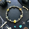 6.25" Bumblebee Jasper Stretch Bracelet