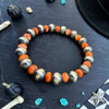 6" Orange Spiny Stretch Bracelet