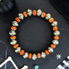 6" Orange Spiny Stretch Bracelet