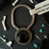 Vanessa Yazzie Onyx Sterling Silver Keychain