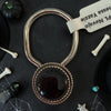 Vanessa Yazzie Onyx Sterling Silver Keychain