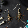 Lucille Platero Sterling Spider Earrings